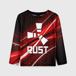 Детский лонгслив 3D Rust
