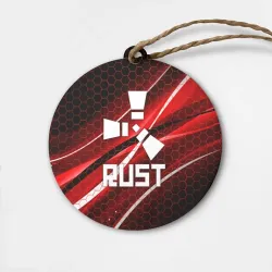 Деревянная игрушка круг Rust