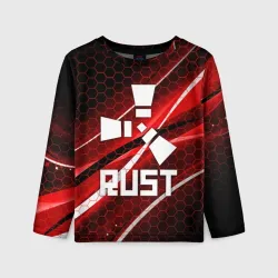 Детский лонгслив 3D Rust