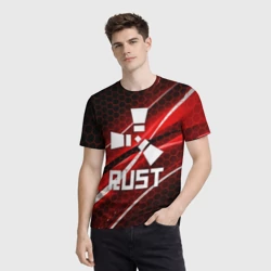 Мужская футболка 3D Rust - фото 2