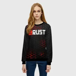 Женский свитшот 3D Rust Раст - фото 2