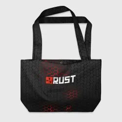 Пляжная сумка 3D Rust Раст