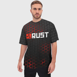 Мужская футболка oversize 3D Rust Раст - фото 2