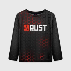 Детский лонгслив 3D Rust Раст