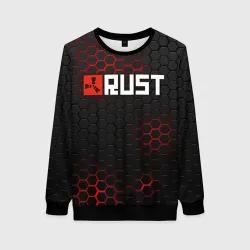 Женский свитшот 3D Rust Раст