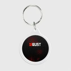 Брелок круглый Rust Раст