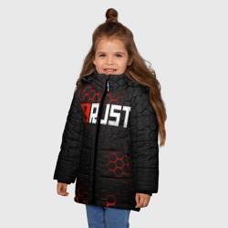 Зимняя куртка для девочек 3D Rust Раст - фото 2