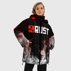 Женская зимняя куртка Oversize Rust - фото 2