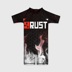 Детский купальный костюм 3D Rust
