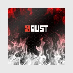 Магнит виниловый Квадрат Rust