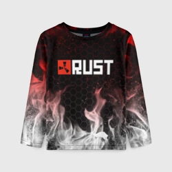 Детский лонгслив 3D Rust