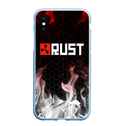 Чехол для iPhone XS Max матовый Rust