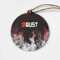 Деревянная игрушка круг Rust