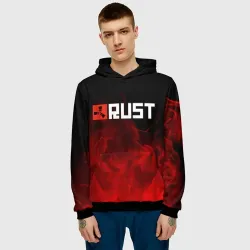 Мужская толстовка 3D Rust - фото 2