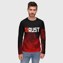 Мужской лонгслив 3D Rust - фото 3
