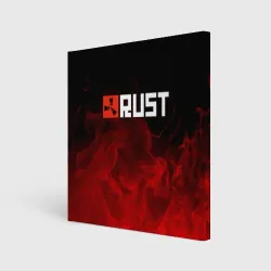 Холст квадратный Rust