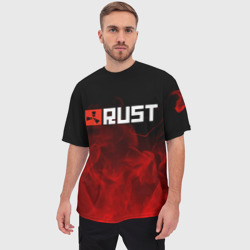 Мужская футболка oversize 3D Rust - фото 2