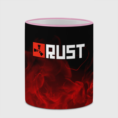 Кружка с полной запечаткой Rust, цвет Кант розовый - фото 4