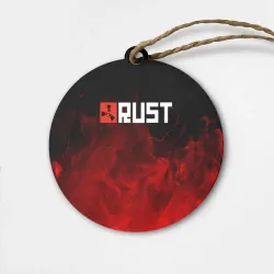 Деревянная игрушка круг Rust