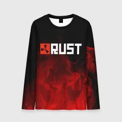 Мужской лонгслив 3D Rust