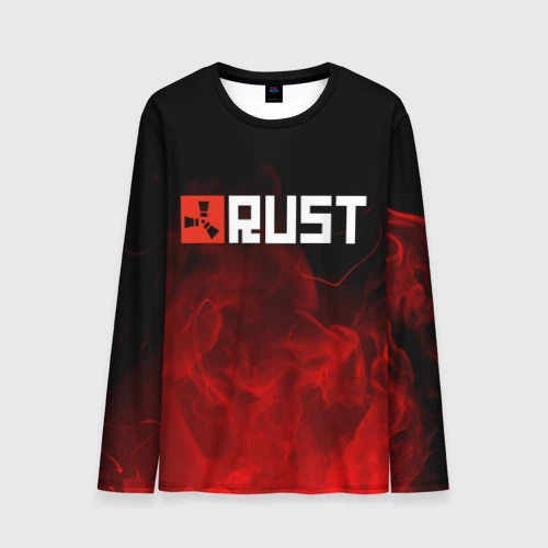 Мужской лонгслив 3D Rust