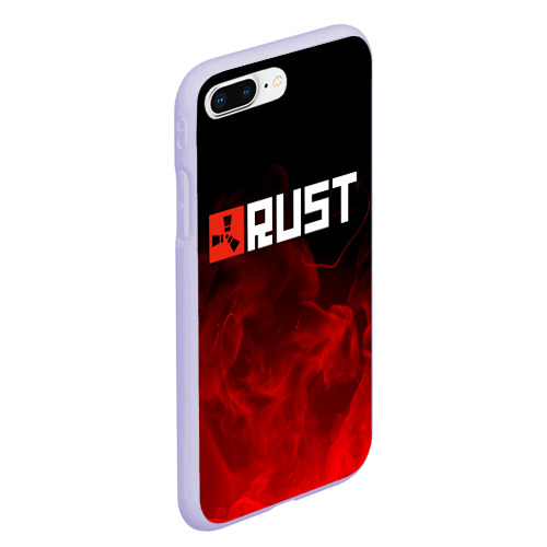 Чехол для iPhone 7Plus/8 Plus матовый Rust, цвет светло-сиреневый - фото 3
