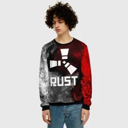 Мужской свитшот 3D Rust - фото 2