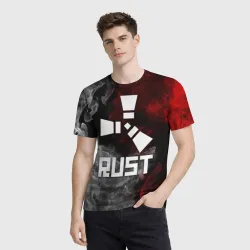 Мужская футболка 3D Rust - фото 2