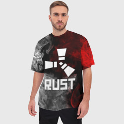 Мужская футболка oversize 3D Rust - фото 2