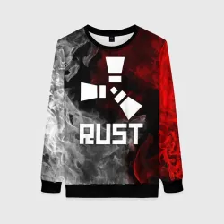 Женский свитшот 3D Rust