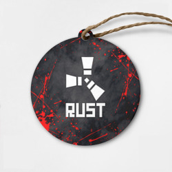 Деревянная игрушка круг Rust