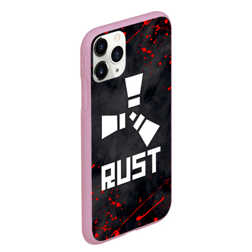 Чехол для iPhone 11 Pro Max матовый Rust, цвет розовый - фото 3