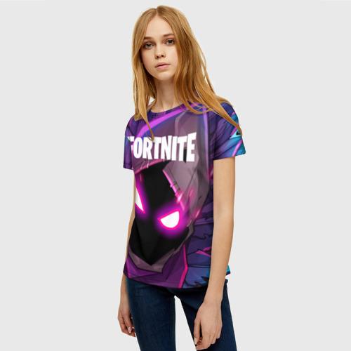 Женская футболка 3D с принтом FORTNITE, фото на моделе #1