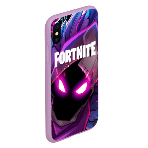 Чехол для iPhone XS Max матовый Fortnite, цвет сиреневый - фото 3