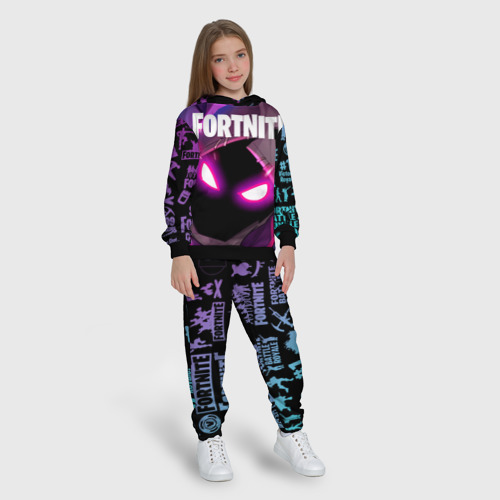 Детский костюм с толстовкой 3D Fortnite, цвет черный - фото 5