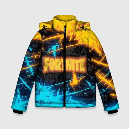 Зимняя куртка для мальчиков 3D Fortnite, цвет красный