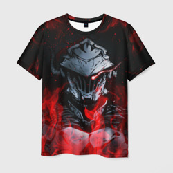 Мужская футболка 3D Goblin Slayer flame