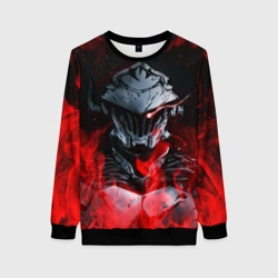 Женский свитшот 3D Goblin Slayer flame