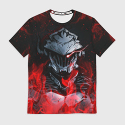 Мужская футболка 3D Goblin Slayer flame
