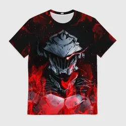 Мужская футболка 3D Goblin Slayer flame