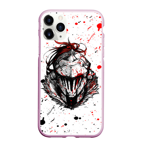 Чехол для iPhone 11 Pro Max матовый Goblin Slayer Аватар, цвет розовый