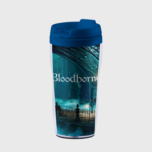 Термокружка-непроливайка Bloodborne, цвет синий