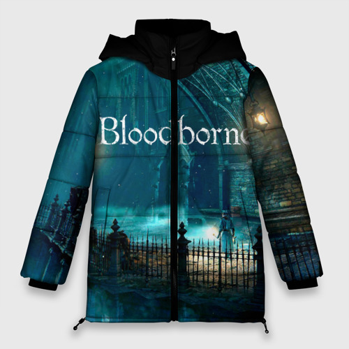 Женская зимняя куртка Oversize Bloodborne, цвет черный