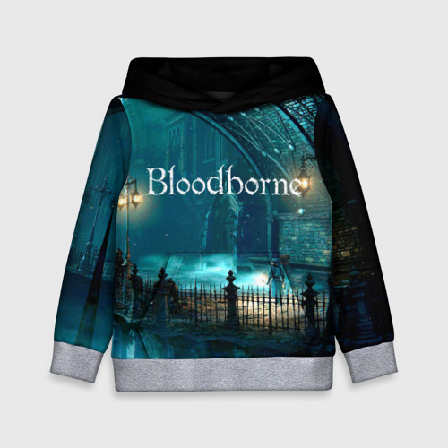 Детская толстовка 3D Bloodborne, цвет меланж