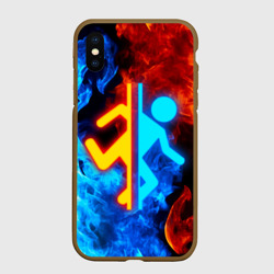 Чехол для iPhone XS Max матовый Portal