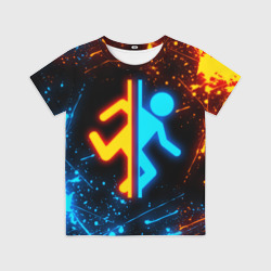 Детская футболка 3D Portal 2
