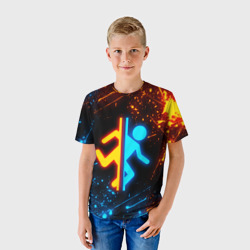 Детская футболка 3D Portal 2 - фото 2
