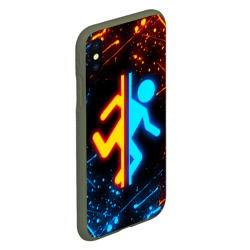 Чехол для iPhone XS Max матовый Portal 2 - фото 2