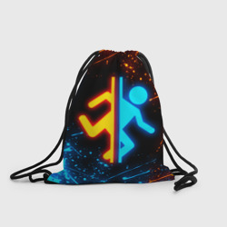 Portal 2 – Рюкзак-мешок с принтом купить со скидкой в -25%