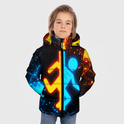 Зимняя куртка для мальчиков 3D Portal 2 - фото 2